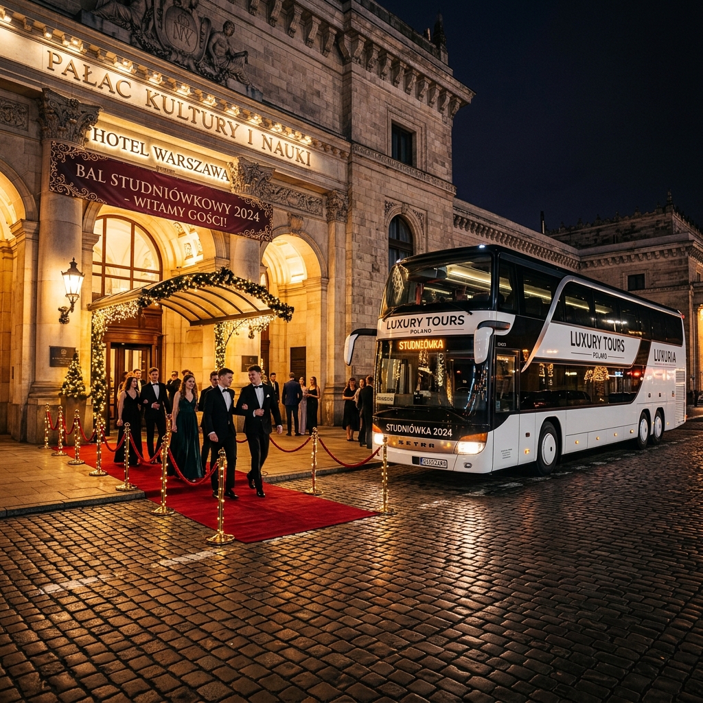 Wynajem autokaru na studniówkę z Poznania - poradnik